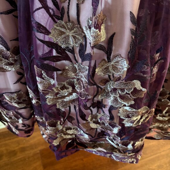 Plum Purple Prom Dress Size 2 Size 4 - Picture 9 of 14